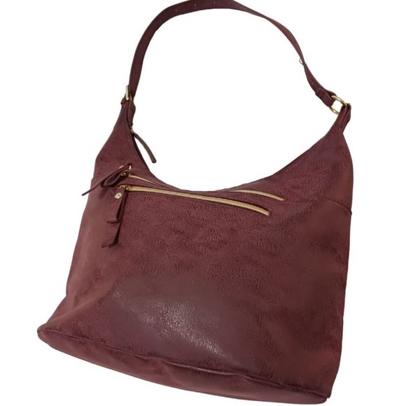 Faux Suede Hobo Purse - Picture 4 of 10